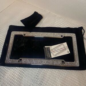 Crystal SWAROVSKI License Plate Frame